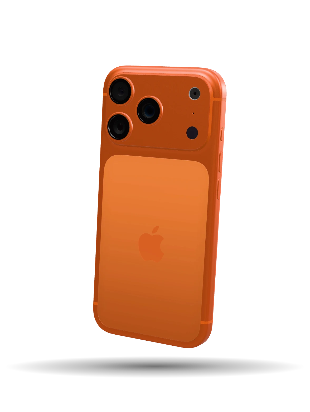 iPhone 17 Pro en naranja cósmico